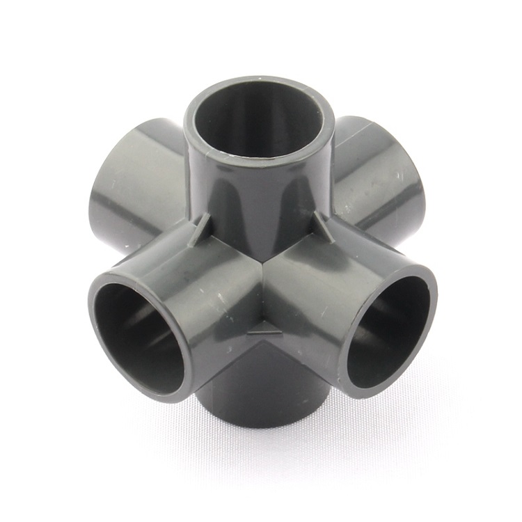 Silencer stereo four-way pvc pipe fittings