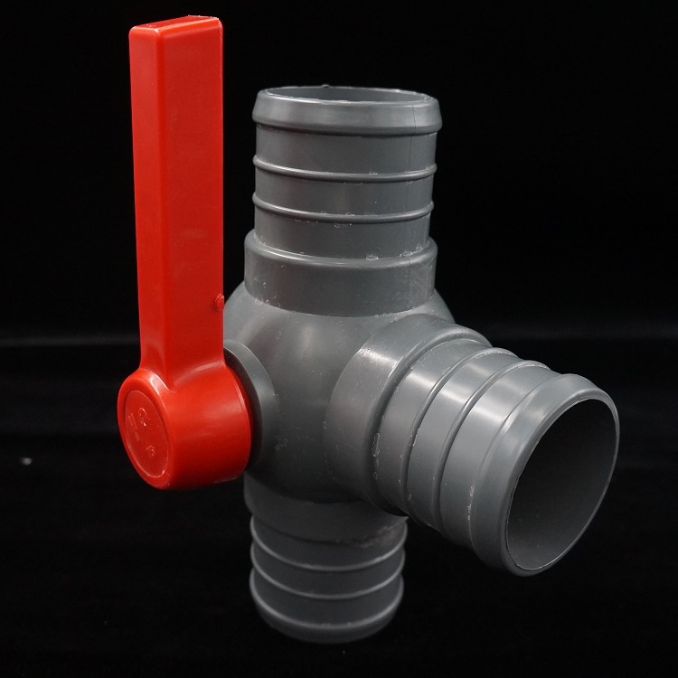 Three-way valve pvc pipe fittings