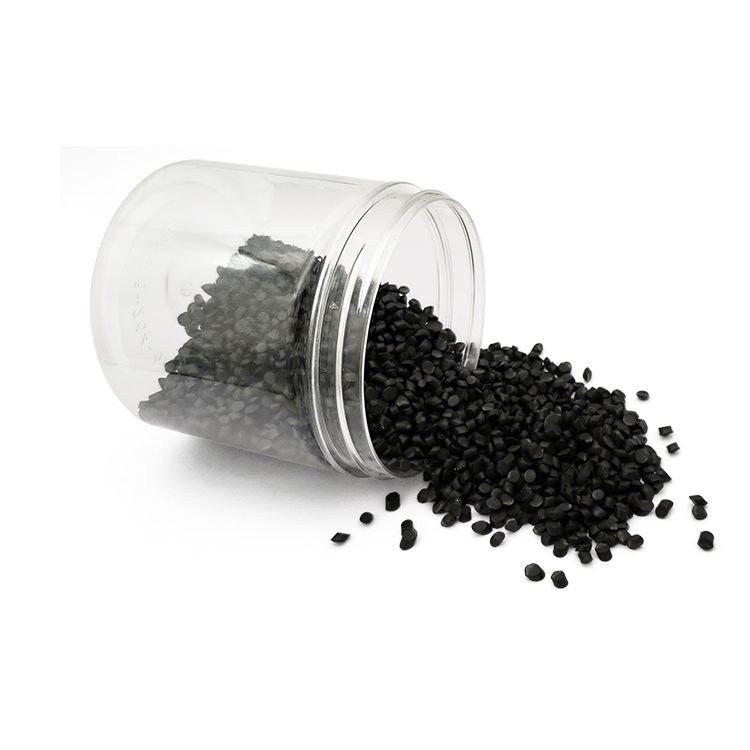 Black pvc granules